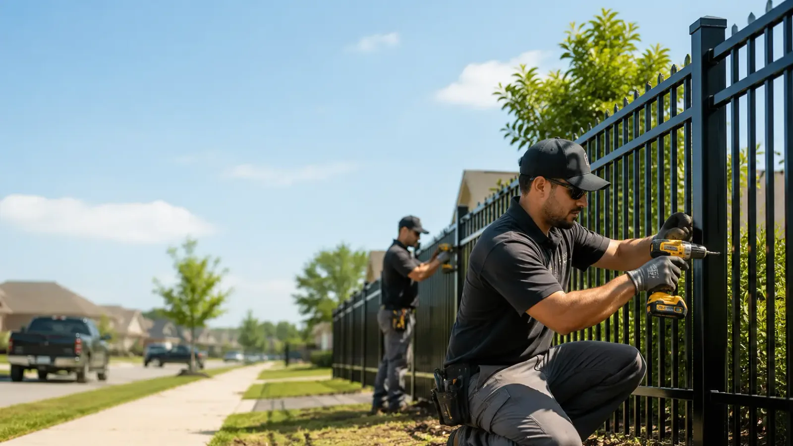 Metal Fence Installation in Clayton, LA
